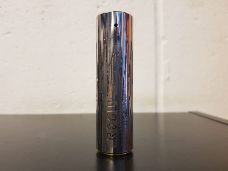 Rogue USA - Acid Etched Stainless 18650