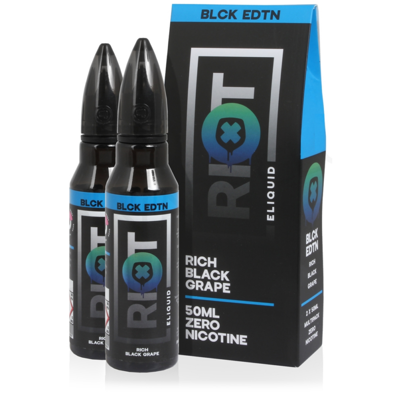 Riot Squad Black Edition - Rich Black Grape 2x 50ml Multipack