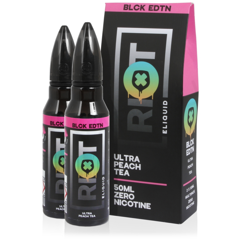 Riot Squad Black Edition - Ultra Peach Tea 2x 50ml Multipack