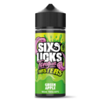 Six Licks Tongue Twisters - Green Apple 100ml