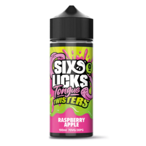 Six Licks Tongue Twisters - Raspberry Apple 100ml