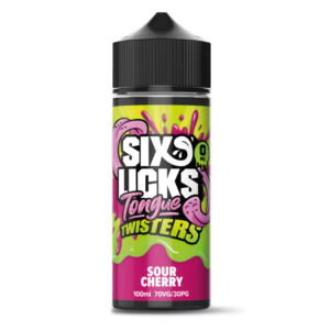 Six Licks Tongue Twisters - Sour Cherry 100ml