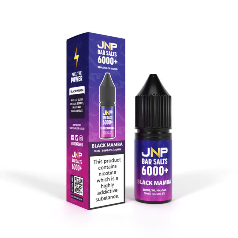 JNP Bar Salts 6000+ - Black Mamba 10ml