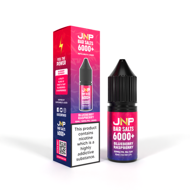 JNP Bar Salts 6000+ - Blueberry Raspberry 10ml