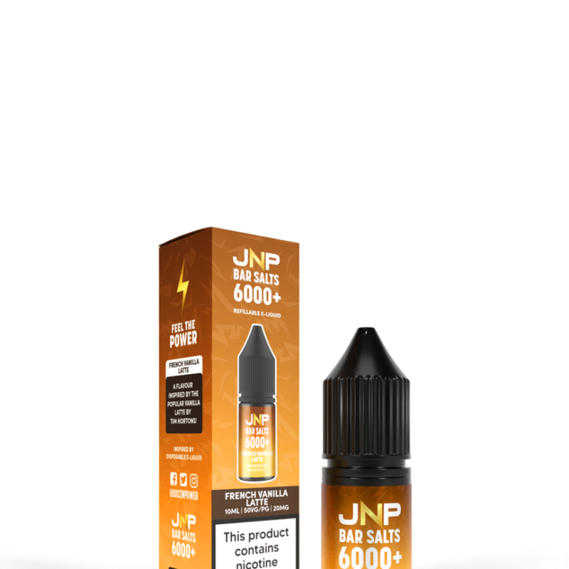 JNP Bar Salts 6000+ - French Vanilla Latte 10ml