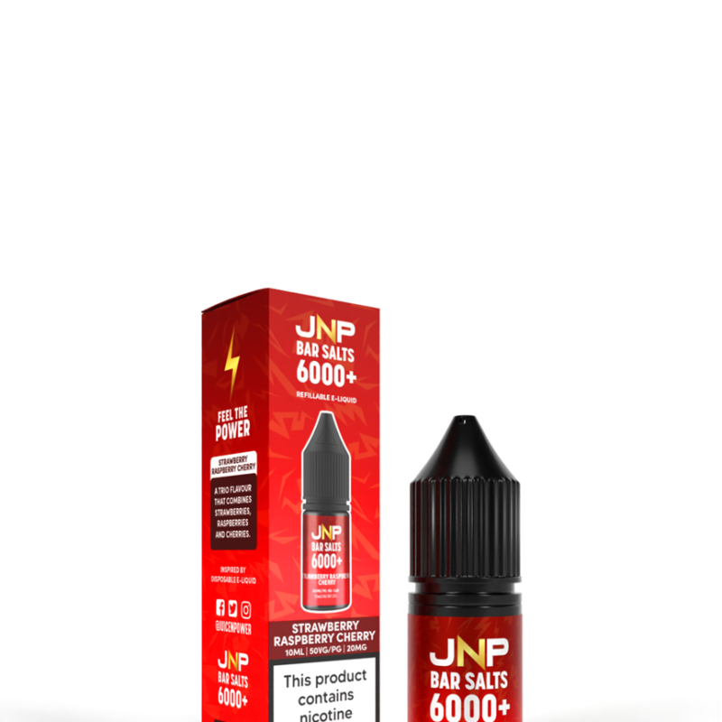 JNP Bar Salts 6000+ - Strawberry Raspberry Cherry 10ml