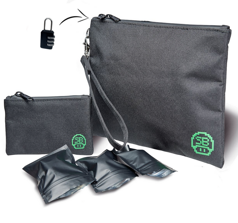Stash Bros Activated Carbon Smell Proof Bag (Mini & Large)