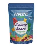CBD Haze - Gummy Bears (20 Fizzy Fruity bears) 1000MG. 50MG/EA 100g