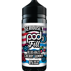 Doozy Seriously Pod Fill 3 - Blue Razz Cherry Gummy 100ml